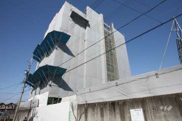 オープンレジデンシア徳重ガーデンコートの外観（南西側から）