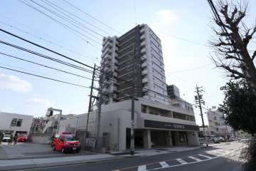 ブライムスイート建中寺の外観（北西側から）