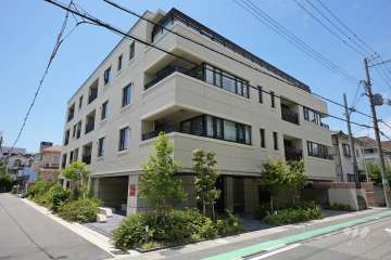 グラン　レ・ジェイド夙川レジデンスの外観（北東側から）