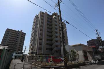 グレースメゾン新瀬戸2の外観（北東側から）