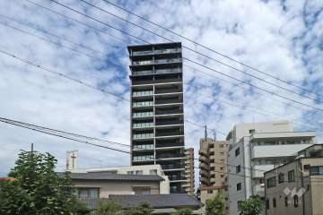 プラセシオン千種自由ヶ丘の遠景（南東側から）