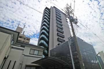 プラセシオン千種自由ヶ丘の外観（北側から）