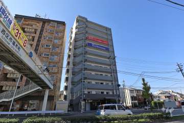 モアグレース上小田井パークテラスの外観（北東側から）