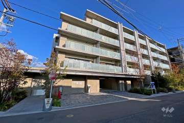 シエリア芦屋浜町の外観(北西側から)