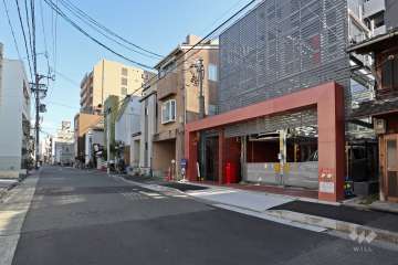 敷地北側前面道路