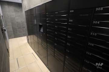 共用ポストと宅配ボックス