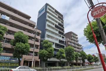 プレサンスNAGOYA本陣の外観（南西側から）