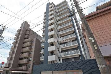 プレサンスNAGOYA本陣の外観（北西側から）