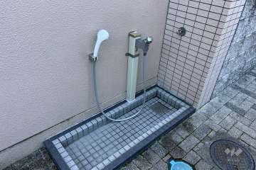 ペット足洗い場