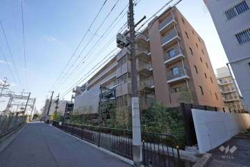ジオ西宮北口松山町の外観（北西側から）