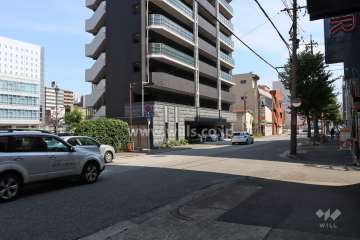プレサンス名古屋STATIONルミアスの外観（北西側から）