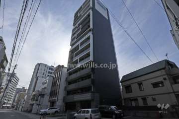 プレサンス大須観音駅前の外観（北東側から）