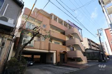 現代ハイツ外苑の外観（北東側から）