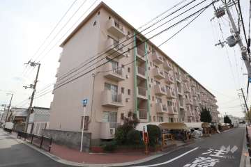 コーポ清B棟の外観（北東側から）