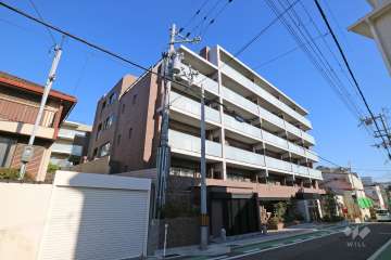 クレヴィア甲子園四番町の外観（南西側から）