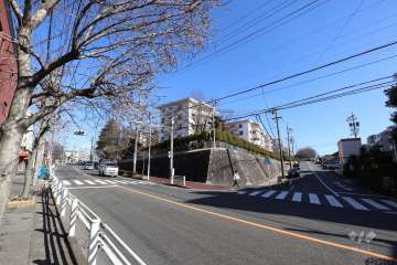 敷地南側の前面道路