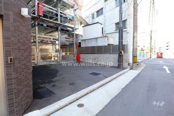 駐車場の出入り口