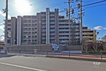 プラウド赤池の外観（北側から）