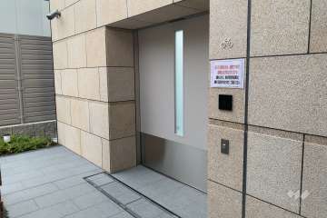 駐輪場の出入り口