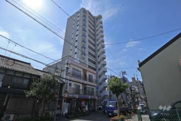 オープンレジデンシア堀田の外観（北東側から）