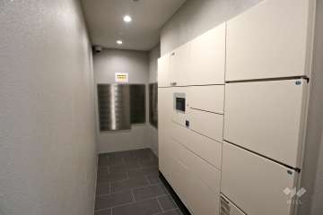 共用ポストと宅配ボックス