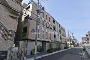 ジオ南武庫之荘WESTの外観(北東側から)