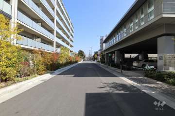 敷地南側の前面道路