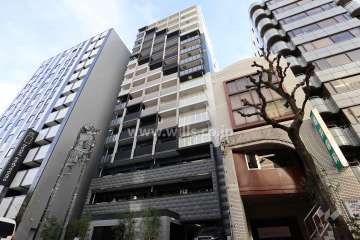 プレサンスTHE久屋大通レジェンドの外観(北西側から)