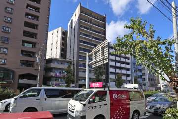 オープンレジデンシア名古屋AVENUEの外観（南東側から）