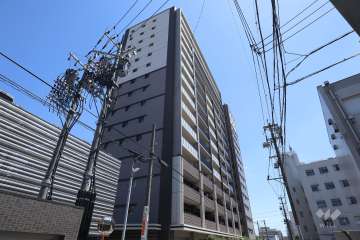 プレサンスロジェ瑞穂ガーデンの外観（北西側から）