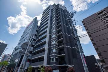 プレンスロジェ桜通代官町の外観（北東側から）