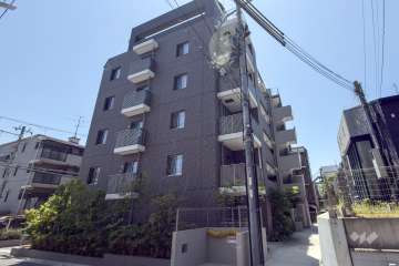 ワコーレ六甲道記田町の外観（北東側から）