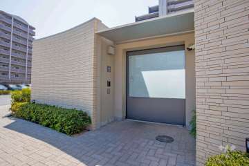 駐輪場の出入り口