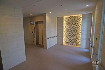 駐車場の出入り口