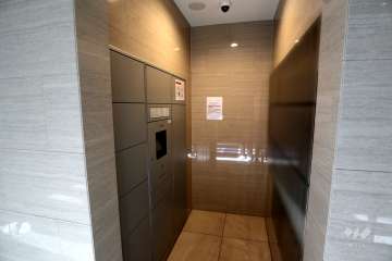 共用ポストと宅配ボックス