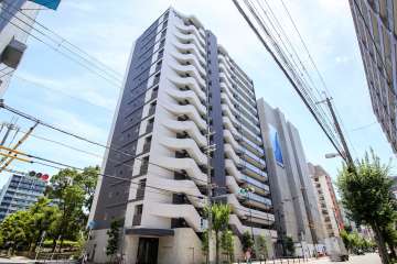 ラシュレ新大阪の外観（北西側から）