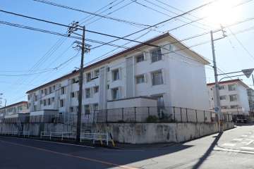 嫁が茶屋住宅A1の外観（北西側から）