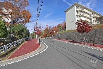 敷地西側の道路