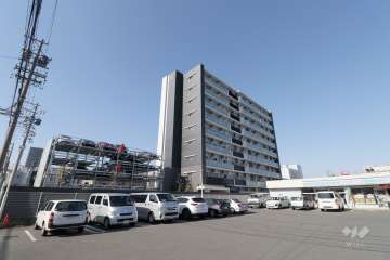 エステムコート名古屋金山ミッドクロスの外観（南東側から）