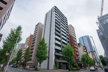 オープンレジデンシアザ・ミッドマークの外観（北西側から）