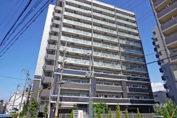 エスリード大阪シティノースの外観（東側から）