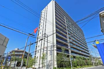 メイツ上新庄 SHIN-CITYの外観（南西側から）