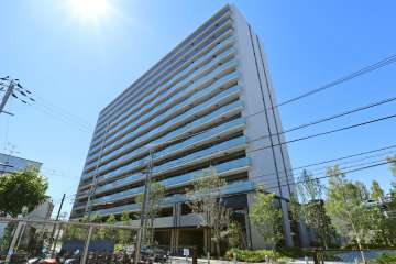 メイツ上新庄 SHIN-CITYの外観（北東側から）