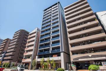 デュオヴェール久屋大通の外観（南東側から）