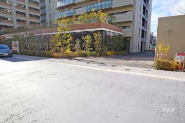 駐車場の出入り口