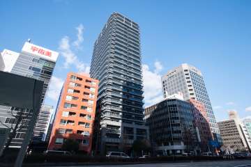 ザ・ファインタワー久屋大通の外観（南西側から）