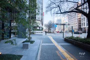 敷地南側の前面道路