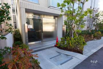 駐輪場の出入口