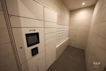 共用ポストと宅配ボックス