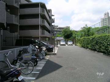 敷地内の駐車場